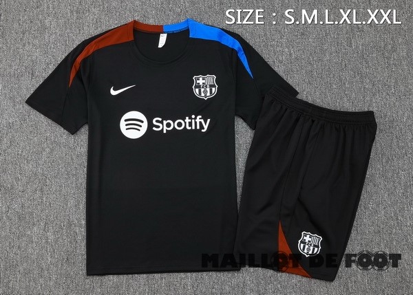 Foot Maillot Pas Cher Entrainement Conjunto Completo Barcelona 2024 2025 Noir Rouge Bleu