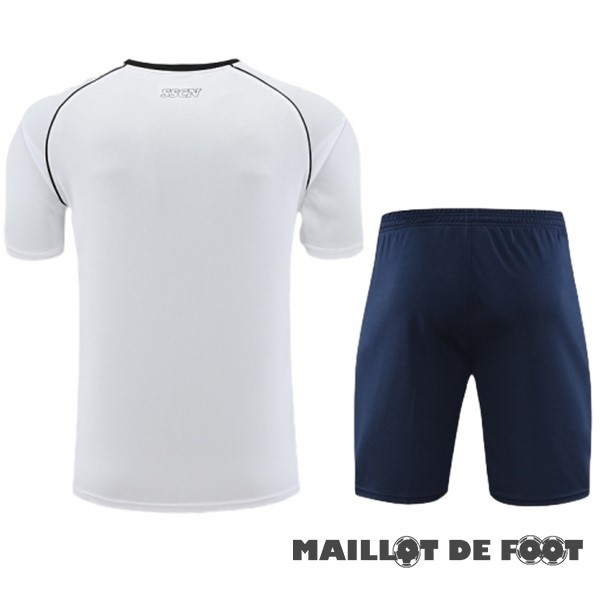 Foot Maillot Pas Cher Entrainement Conjunto Completo Napoli 2023 2024 Blanc Bleu