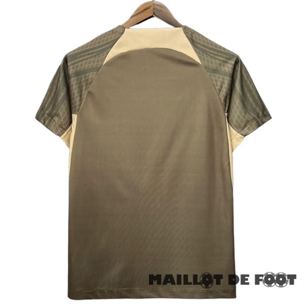 Foot Maillot Pas Cher Entrainement Corinthians Paulista 2024 2025 Jaune Marine