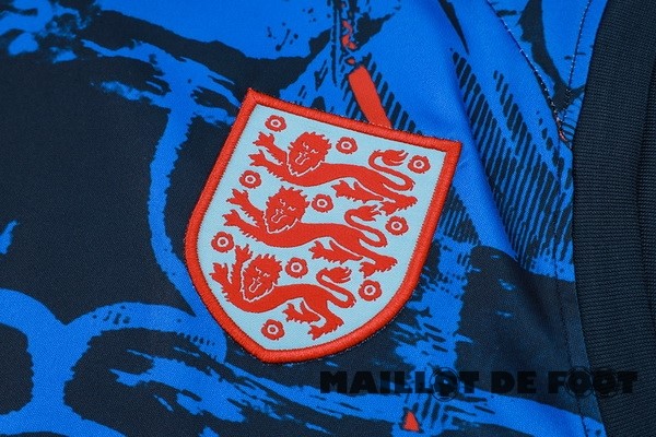 Foot Maillot Pas Cher Entrainement Sans Manches Angleterre 2024 Bleu