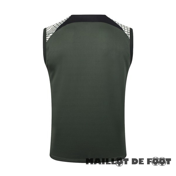 Foot Maillot Pas Cher Entrainement Sans Manches Barcelona 2023 2024 Vert