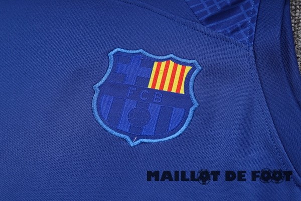 Foot Maillot Pas Cher Entrainement Sans Manches Conjunto Completo Barcelona 2023 2024 Bleu