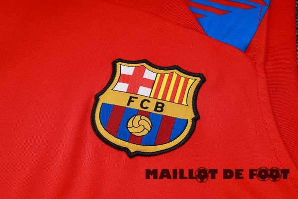 Foot Maillot Pas Cher Entrainement Sans Manches Conjunto Completo Barcelona 2023 2024 Rouge Bleu