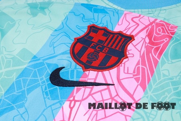 Foot Maillot Pas Cher Entrainement Sans Manches Conjunto Completo Barcelona 2023 2024 Vert