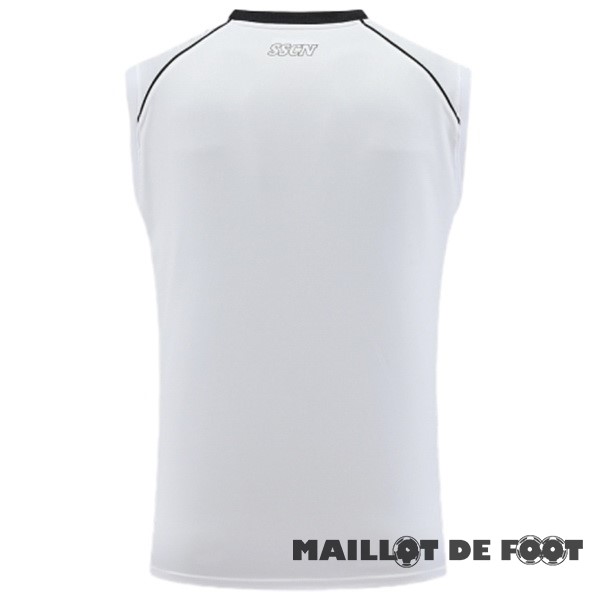Foot Maillot Pas Cher Entrainement Sans Manches Napoli 2024 2025 Blanc