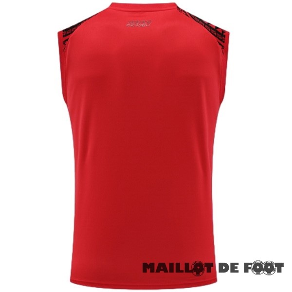 Foot Maillot Pas Cher Entrainement Sans Manches Napoli 2024 2025 Rouge