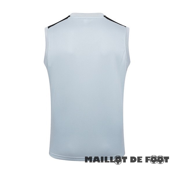 Foot Maillot Pas Cher Entrainement Sans Manches Paris Saint Germain 2023 2024 Gris Clair