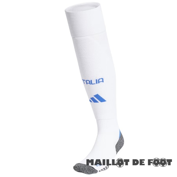 Foot Maillot Pas Cher Exterieur Chaussette Enfant Italie 2024 Blanc