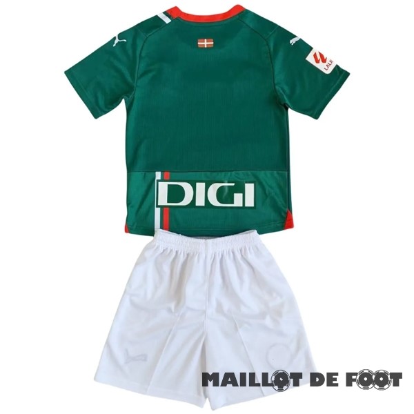Foot Maillot Pas Cher Exterieur Conjunto De Enfant Alavés 2023 2024 Vert Blanc