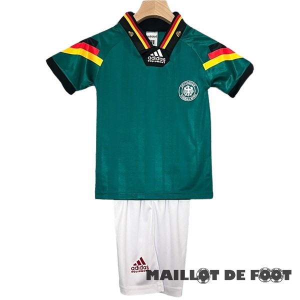 Foot Maillot Pas Cher Exterieur Conjunto De Enfant Allemagne Retro 1992 Vert