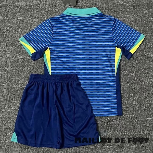 Foot Maillot Pas Cher Exterieur Conjunto De Enfant Brésil 2024 Bleu