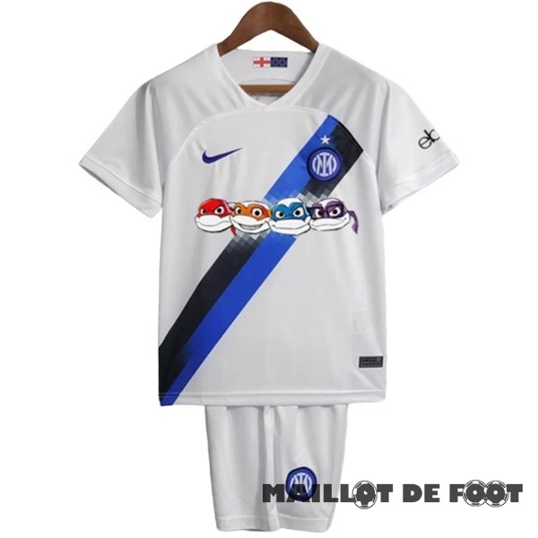 Foot Maillot Pas Cher Exterieur Conjunto De Enfant Inter Milán 2023 2024 I Blanc