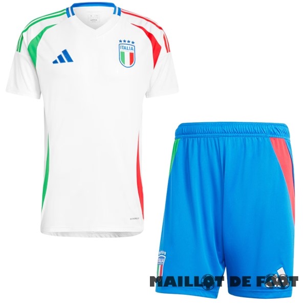 Foot Maillot Pas Cher Exterieur Conjunto De Enfant Italie 2024 Blanc