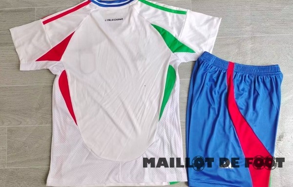 Foot Maillot Pas Cher Exterieur Conjunto De Enfant Italie 2024 Blanc