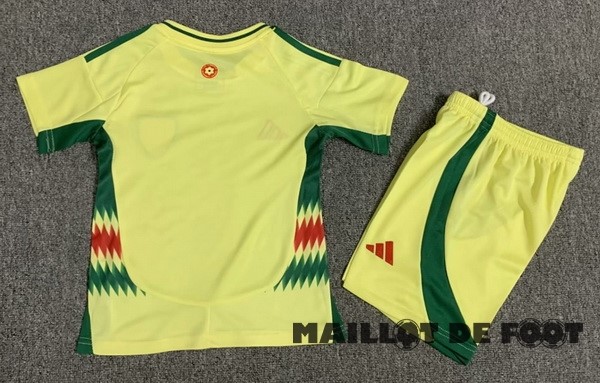 Foot Maillot Pas Cher Exterieur Conjunto De Enfant Pays de Galles 2024 Jaune