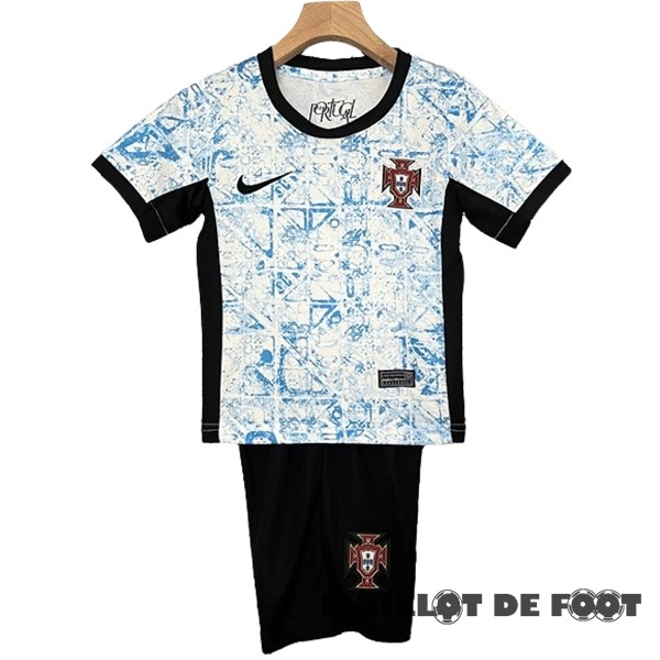 Foot Maillot Pas Cher Exterieur Conjunto De Enfant Portugal 2024 Bleu
