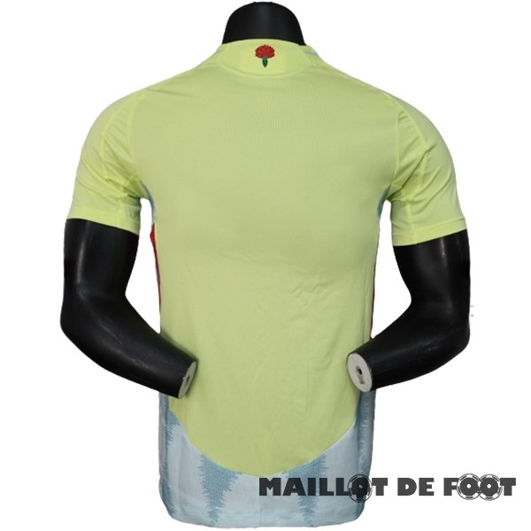Foot Maillot Pas Cher Exterieur Joueurs Maillot Espagne 2024 Jaune