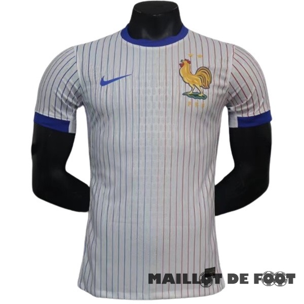 Foot Maillot Pas Cher Exterieur Joueurs Maillot France 2024 Blanc