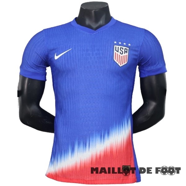 Foot Maillot Pas Cher Exterieur Joueurs Maillot États Unis 2024 Bleu