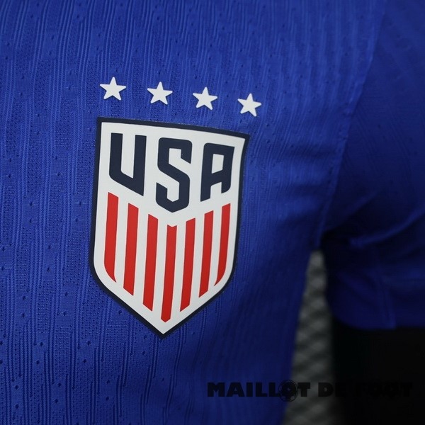 Foot Maillot Pas Cher Exterieur Joueurs Maillot États Unis 2024 Bleu