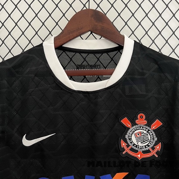 Foot Maillot Pas Cher Exterieur Maillot Corinthians Paulista Retro 2012 2013 Noir