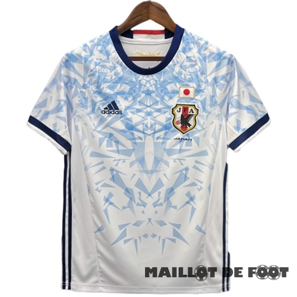 Foot Maillot Pas Cher Exterieur Maillot Japon Retro 2016 Blanc Bleu
