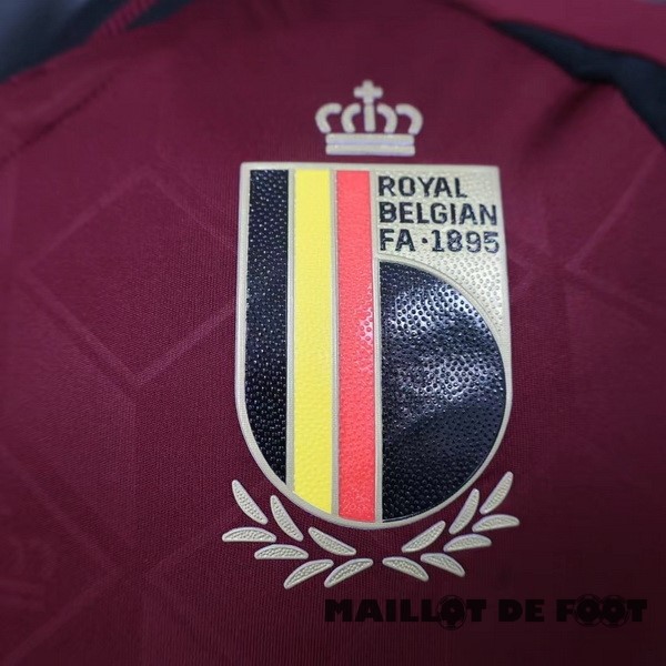 Foot Maillot Pas Cher Joueurs Domicile Maillot Belgique 2024 Rouge