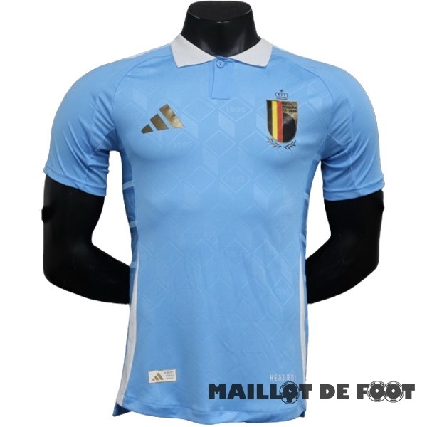 Foot Maillot Pas Cher Joueurs Exterieur Maillot Belgique 2024 Bleu