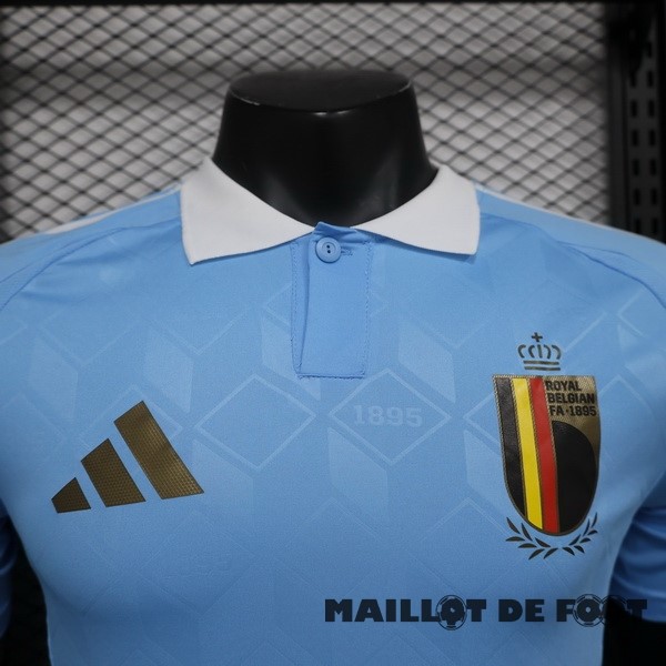 Foot Maillot Pas Cher Joueurs Exterieur Maillot Belgique 2024 Bleu