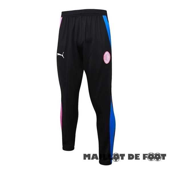 Foot Maillot Pas Cher Pantalon Deportivos AC Milan 2023 2024 Noir Bleu
