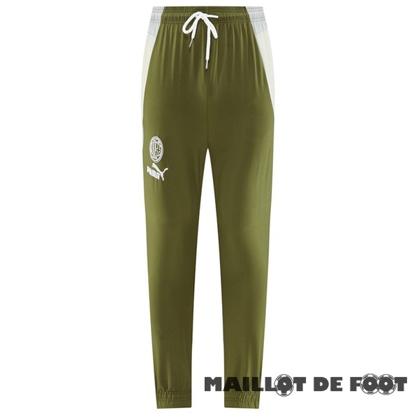 Foot Maillot Pas Cher Pantalon Deportivos AC Milan 2023 2024 Vert Gris