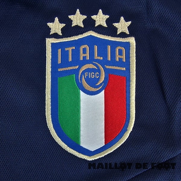 Foot Maillot Pas Cher Polo Italie 2024 Bleu Marine