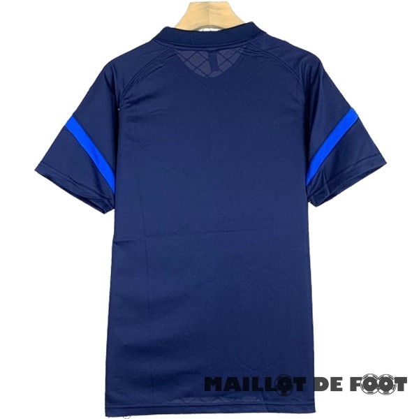 Foot Maillot Pas Cher Polo Italie 2024 Bleu Marine