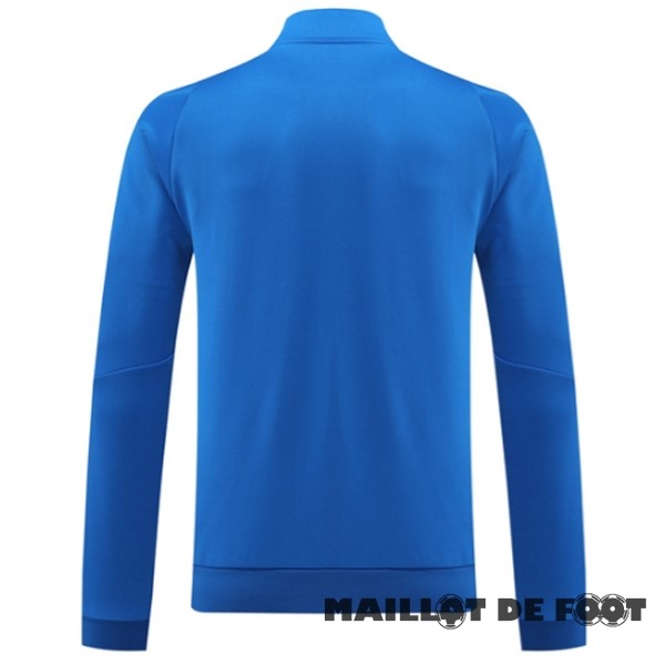 Foot Maillot Pas Cher Ropa Deportiva Con Cremallera Larga Boca Juniors 2024 2025 Bleu