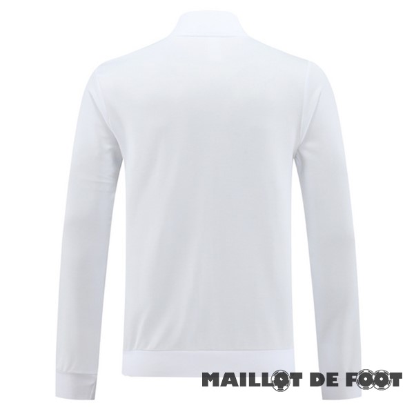 Foot Maillot Pas Cher Ropa Deportiva Con Cremallera Larga Italie 2024 Blanc