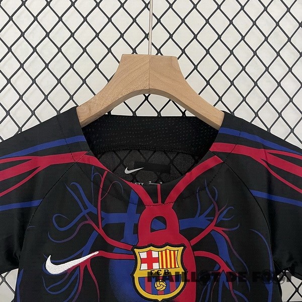 Foot Maillot Pas Cher Spécial Conjunto De Enfant Barcelona 2023 2024 Noir Rouge