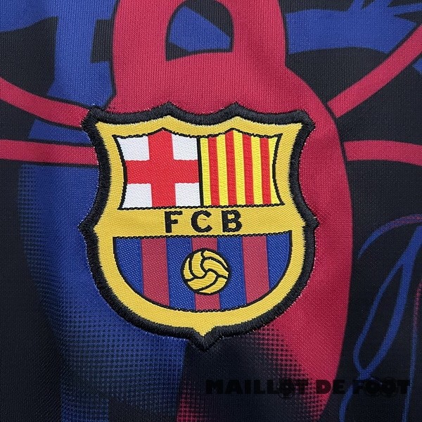 Foot Maillot Pas Cher Spécial Conjunto De Enfant Barcelona 2023 2024 Noir Rouge