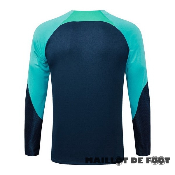 Foot Maillot Pas Cher Sudadera Entrainement Barcelona 2023 2024 Bleu Marine