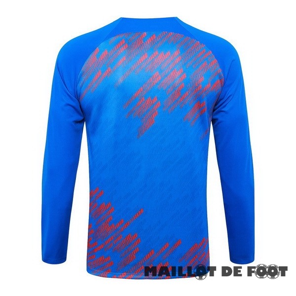 Foot Maillot Pas Cher Sudadera Entrainement Barcelona 2023 2024 Bleu Rouge