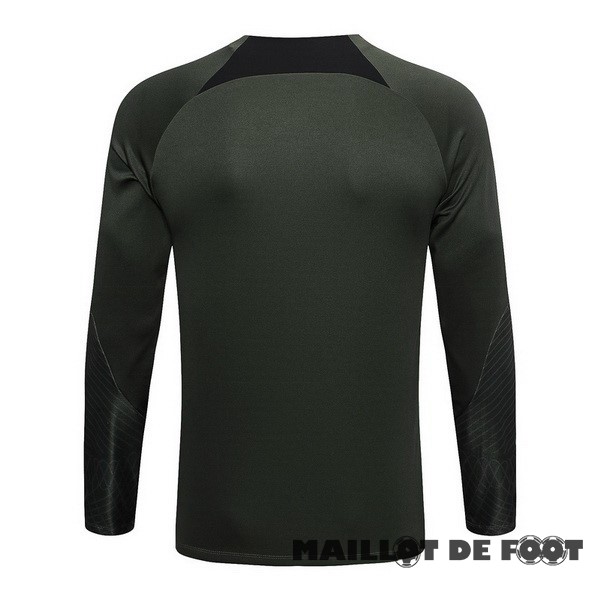 Foot Maillot Pas Cher Sudadera Entrainement Barcelona 2023 2024 Vert Marine