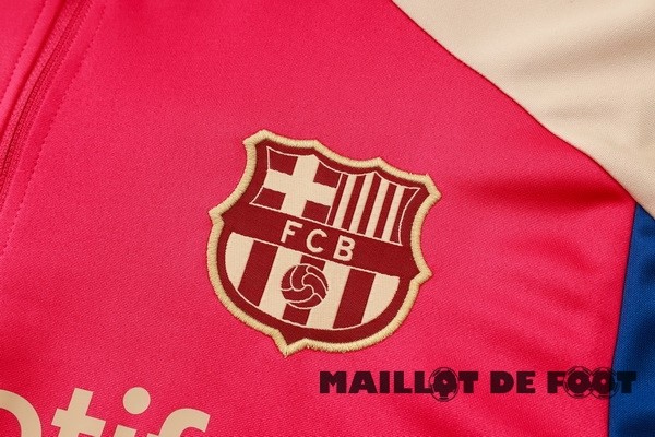 Foot Maillot Pas Cher Sudadera Entrainement Barcelona 2024 2025 Rose Bleu
