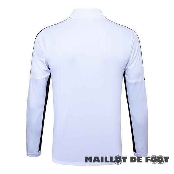 Foot Maillot Pas Cher Sudadera Entrainement Paris Saint Germain 2023 2024 Blanc Noir