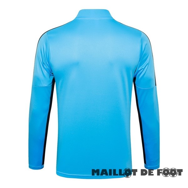 Foot Maillot Pas Cher Sudadera Entrainement Paris Saint Germain 2023 2024 Bleu II Noir