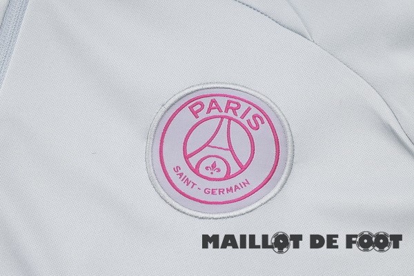 Foot Maillot Pas Cher Sudadera Entrainement Paris Saint Germain 2023 2024 Gris Vert