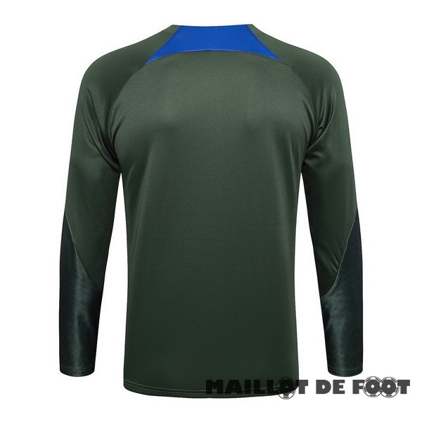 Foot Maillot Pas Cher Sudadera Entrainement Paris Saint Germain 2023 2024 Vert