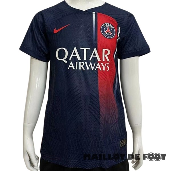 Foot Maillot Pas Cher Thailande Domicile Joueurs Maillot Enfant Paris Saint Germain 2023 2024 Bleu