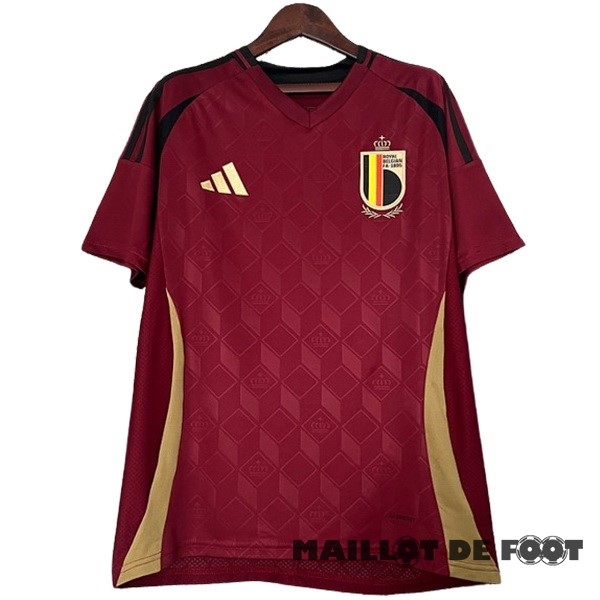 Foot Maillot Pas Cher Thailande Domicile Maillot Belgique 2024 Rouge