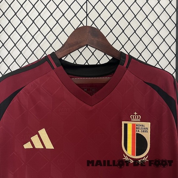 Foot Maillot Pas Cher Thailande Domicile Maillot Belgique 2024 Rouge