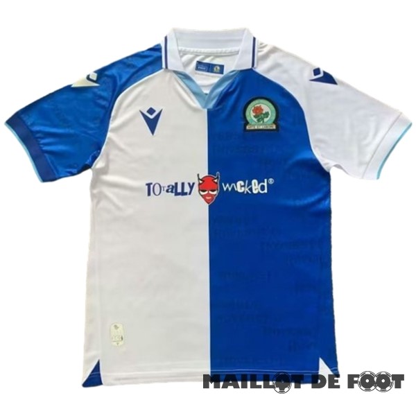 Foot Maillot Pas Cher Thailande Domicile Maillot Blackburn Rovers 2023 2024 Bleu