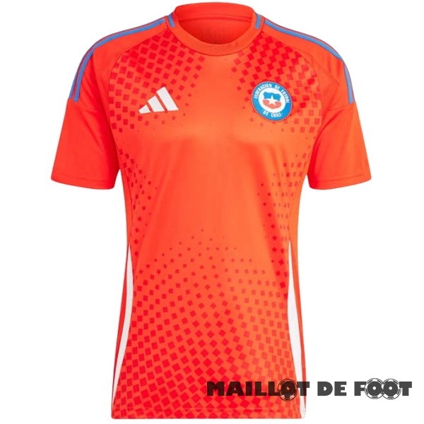 Foot Maillot Pas Cher Thailande Domicile Maillot Chili 2024 Rouge